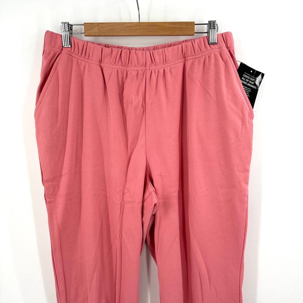 Roaman's Petite Knit Pull On Pants Size L 18/20 - Picture 2 of 7